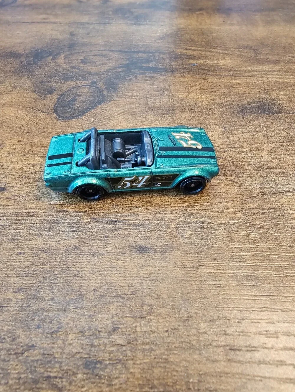 Hot Wheels Triumph TR6 from the 2021 HW Race Day series Sparkly Green